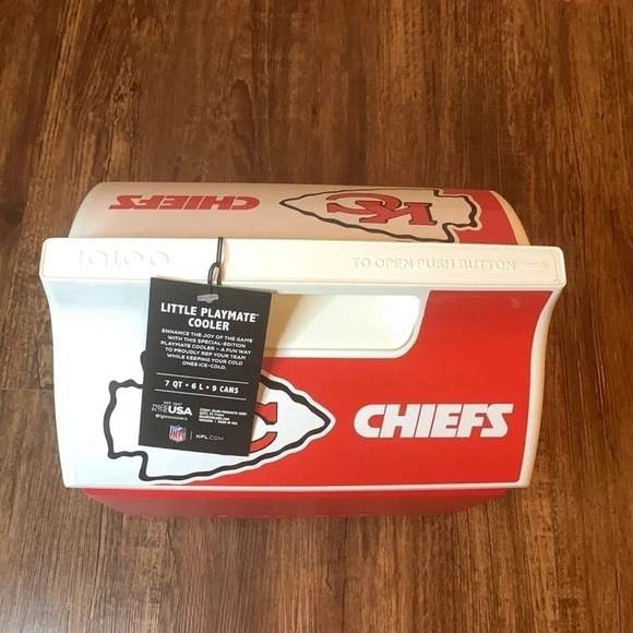 Kansas City Chiefs Cooler 7 Quarts NFL x Igloo Playmate New - Picture 6 of 9